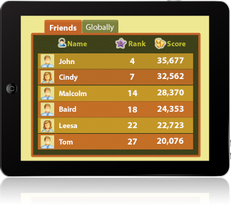 Add Social Leaderboard in Corona game